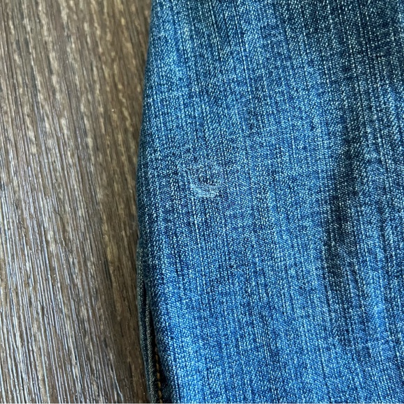 Vintage Y2K Apple bottoms pink apple pocket cropped denim jean jacket small - Picture 6 of 13